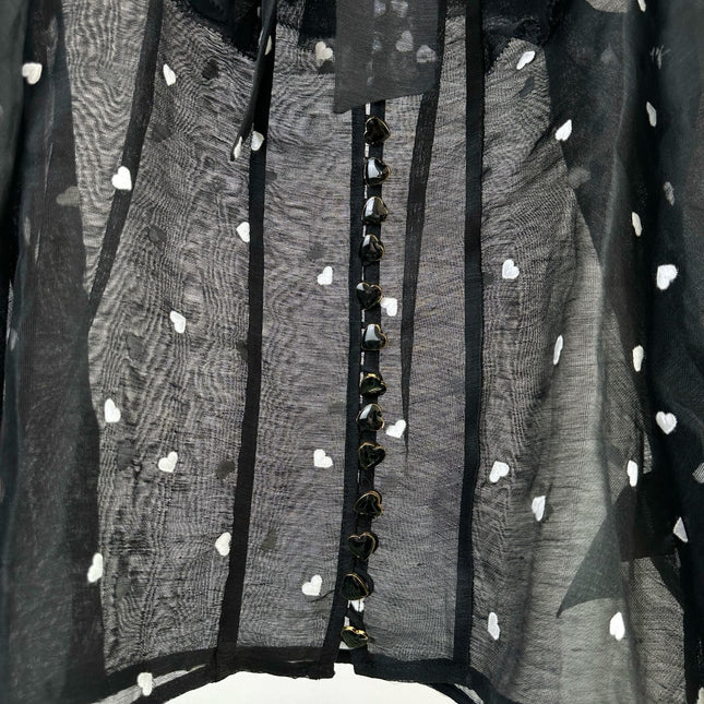 ZIMMERMANN RUFFLED CHIFFON BLOUSE 270159