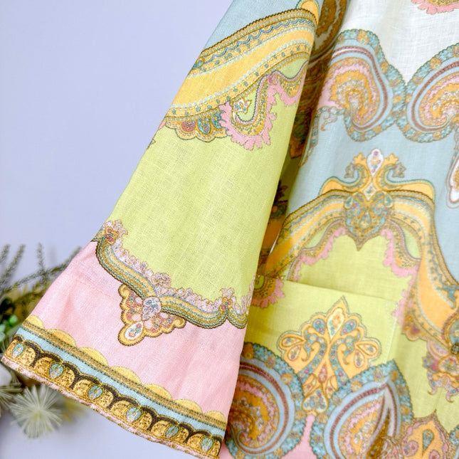 DEEP V-NECK DRESS WITH SIDE SLIT 266468