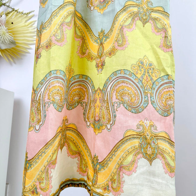 DEEP V-NECK DRESS WITH SIDE SLIT 266468