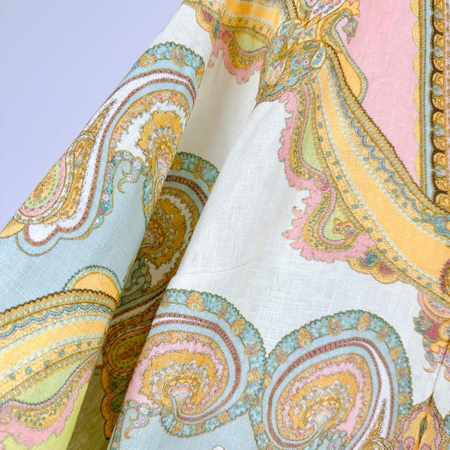 DEEP V-NECK DRESS WITH SIDE SLIT 266468