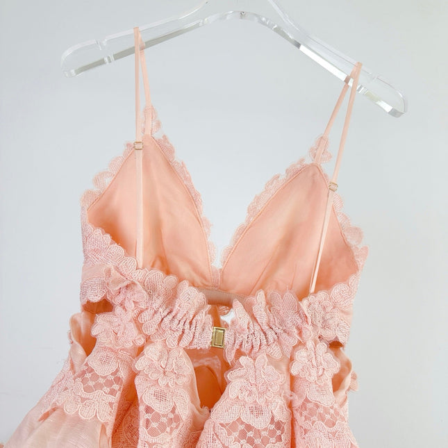 ZIMMERMANN OFF-SHOULDER LAYERED MAXI DRESS 270369