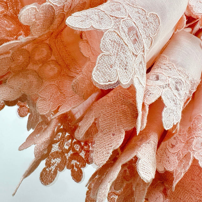 ZIMMERMANN LACE LAYERED MINI DRESS 270382