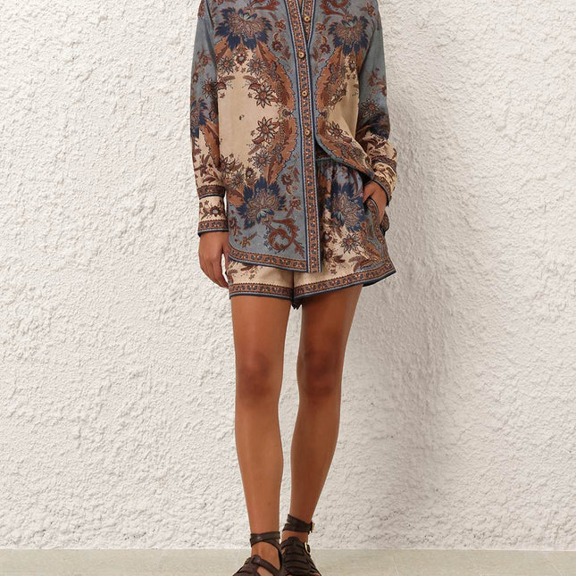 LONG-SLEEVE PRINTED SHIRT