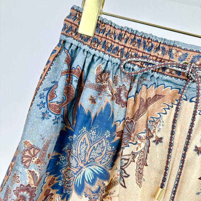 ELASTIC WAIST SILK SHORTS 25S IN HABUTAI SILK 266324