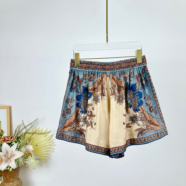 ELASTIC WAIST SILK SHORTS 25S IN HABUTAI SILK 266324