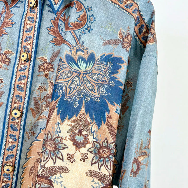 SHIRT ASCENSION OVERSIZED 25S IN SPUN SILK 266328