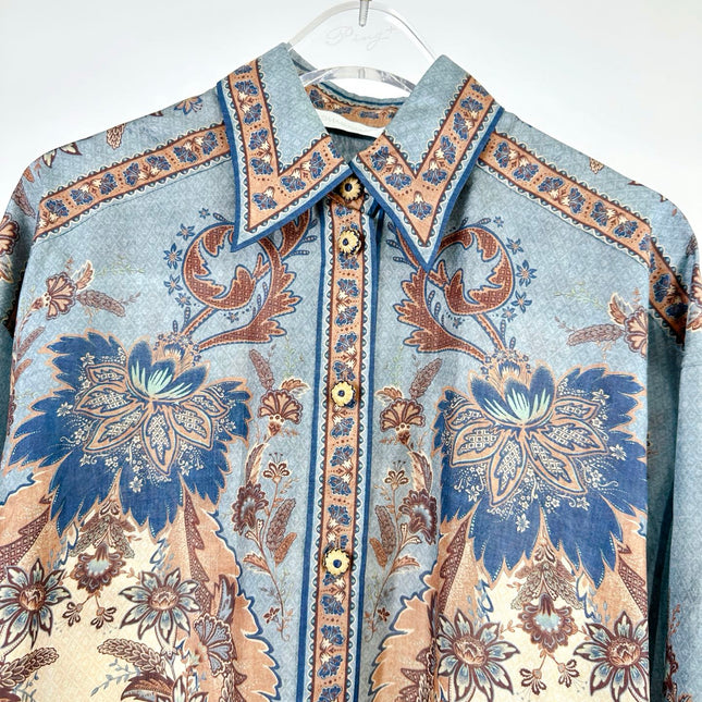 SHIRT ASCENSION OVERSIZED 25S IN SPUN SILK 266328