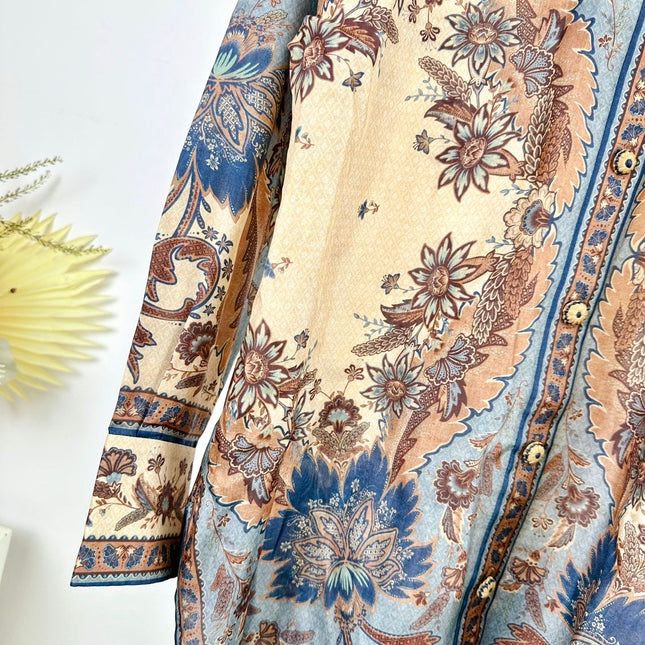 SHIRT ASCENSION OVERSIZED 25S IN SPUN SILK 266328