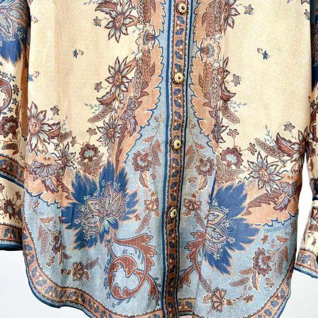 SHIRT ASCENSION OVERSIZED 25S IN SPUN SILK 266328