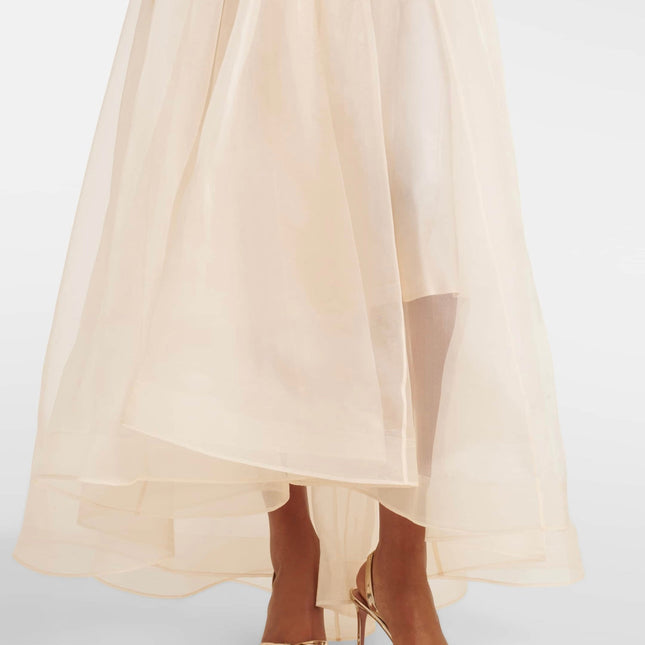 ZIMMERMANN LONG-SLEEVE PUFF-SLEEVE DRESS 270474