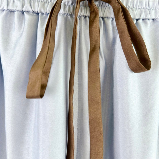 ZIMMERMANN WIDE-LEG PANTS WITH WAIST TIE 270125