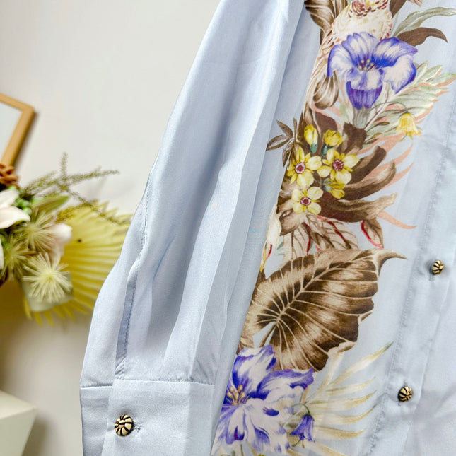 ZIMMERMANN LONG-SLEEVE CASUAL SHIRT 270126