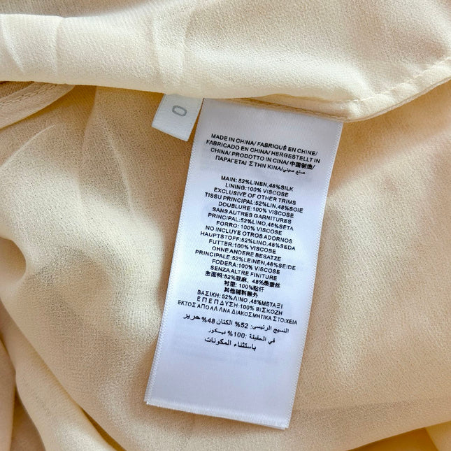 ZIMMERMANN BALANCE DEEP V-NECK MINI DRESS 270314