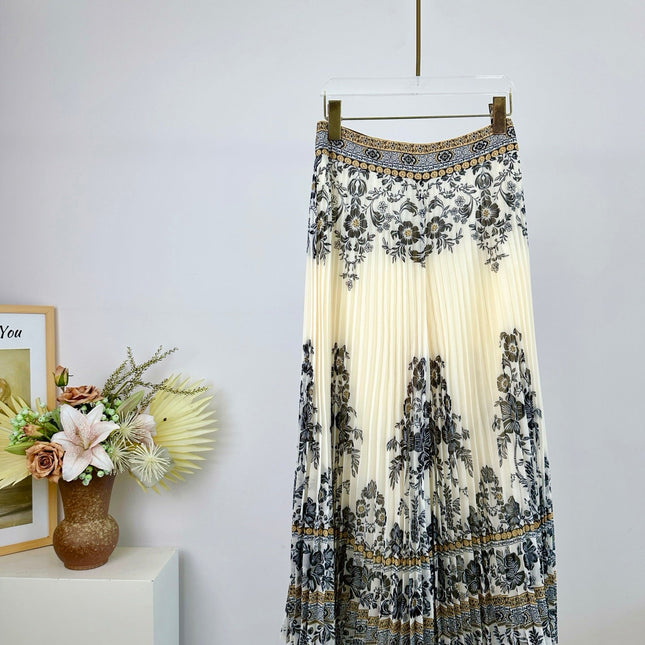 ZIMMERMANN PLEATED FLARED PANTS 270190