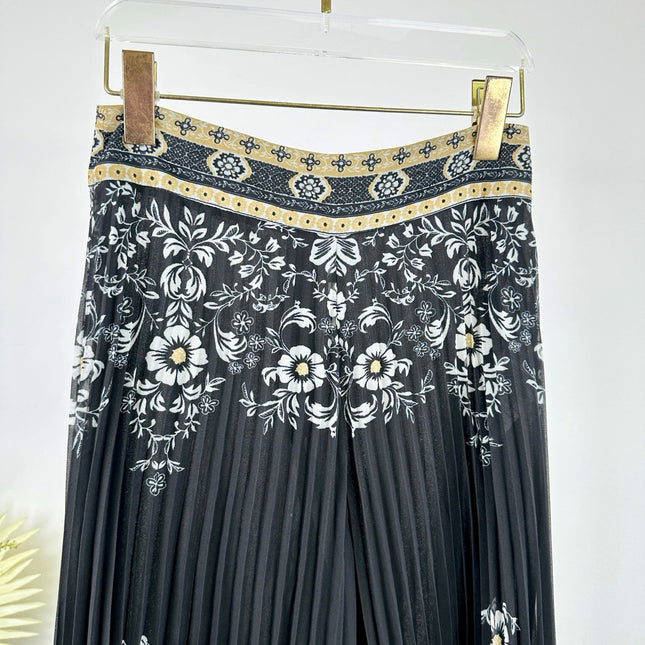 ZIMMERMANN PLEATED FLARED PANTS 270194