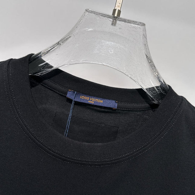 LV BLACK COTTON T-SHIRT 238909