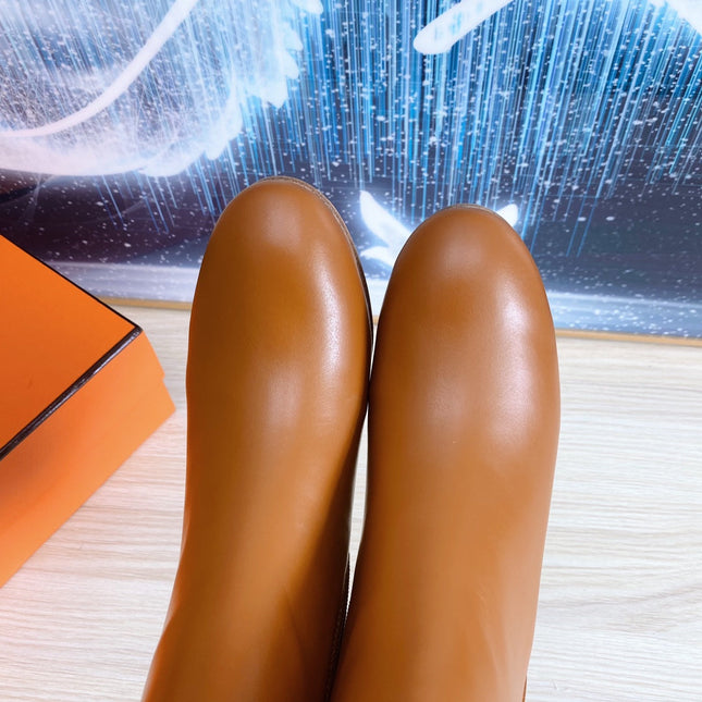 STORY ANKLE BOOT 7 CM IN BRONZE BROWN LAMBSKIN