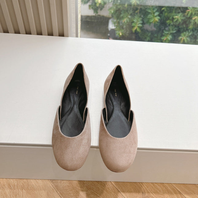 SL GEMMA BALLET FLAT TAN SUEDE