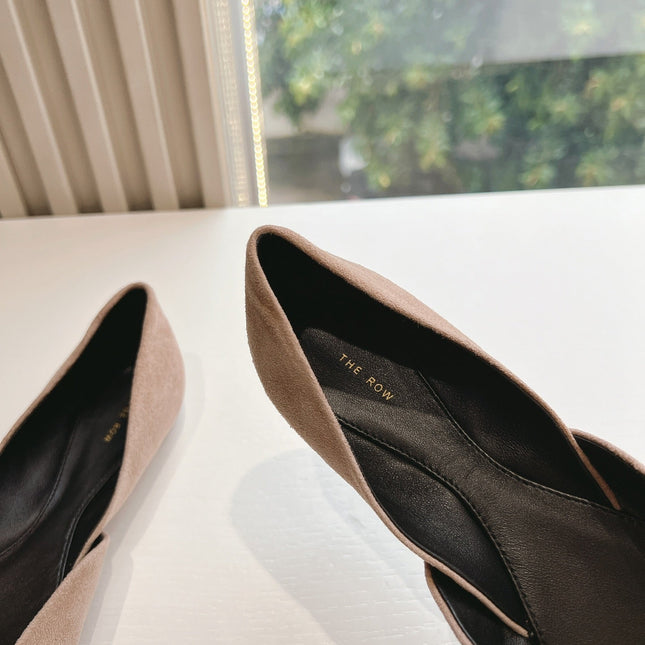 SL GEMMA BALLET FLAT TAN SUEDE