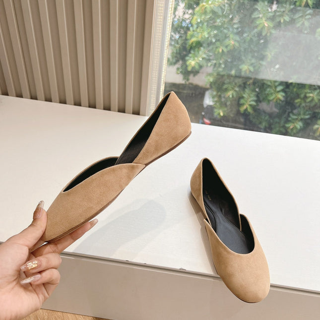 SL GEMMA BALLET FLAT CAMEL SUEDE