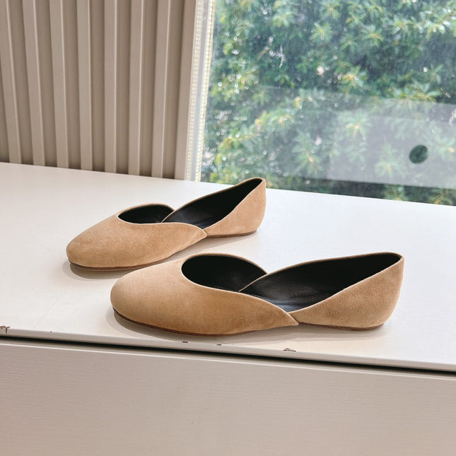 SL GEMMA BALLET FLAT CAMEL SUEDE