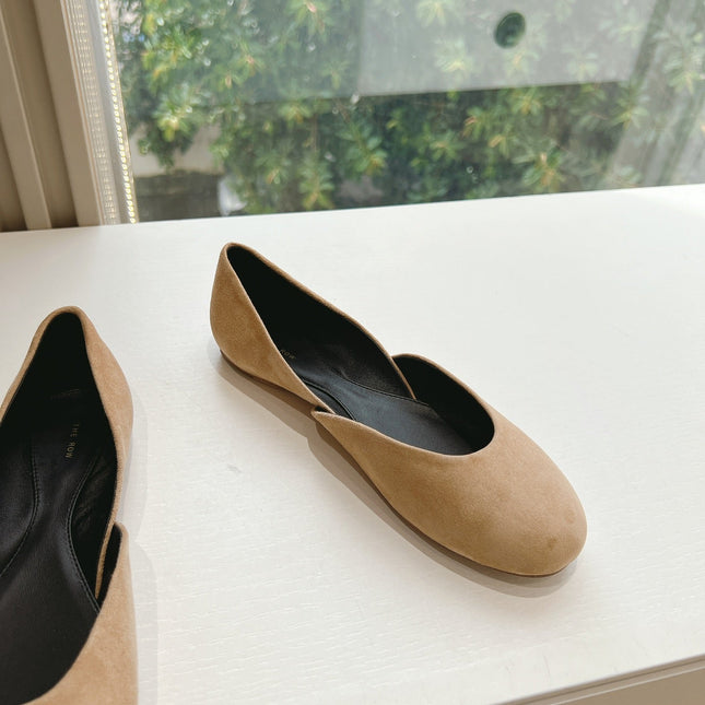 SL GEMMA BALLET FLAT CAMEL SUEDE