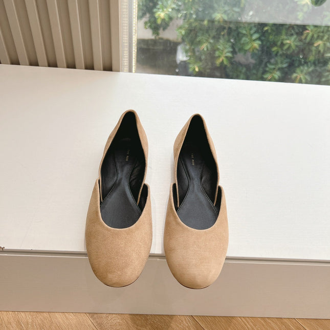SL GEMMA BALLET FLAT CAMEL SUEDE