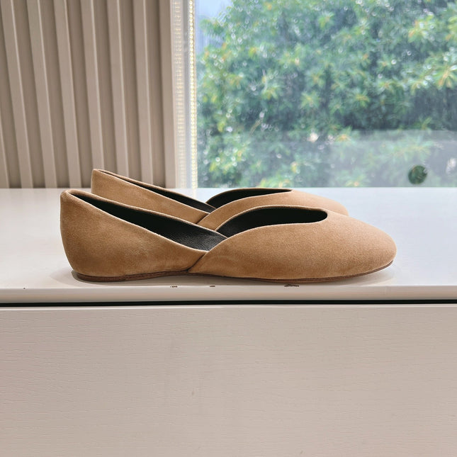 SL GEMMA BALLET FLAT CAMEL SUEDE