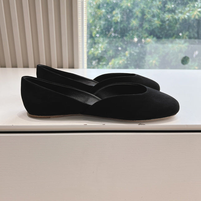 SL GEMMA BALLET FLAT BLACK SUEDE