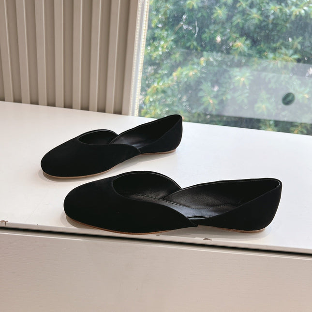 SL GEMMA BALLET FLAT BLACK SUEDE