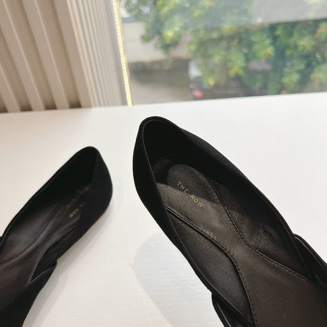 SL GEMMA BALLET FLAT BLACK SUEDE