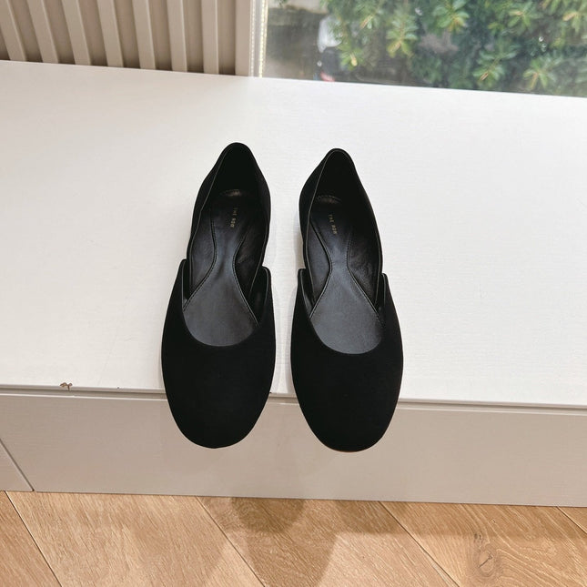 SL GEMMA BALLET FLAT BLACK SUEDE