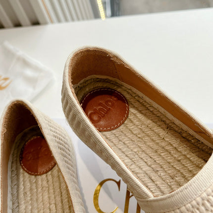 WOVEN LOAFER IN BEIGE RAFFIA