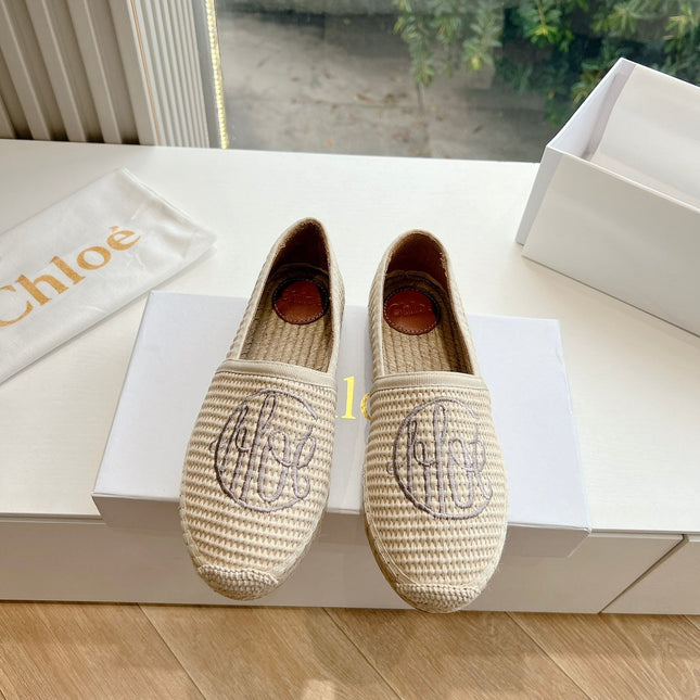 WOVEN LOAFER IN BEIGE RAFFIA