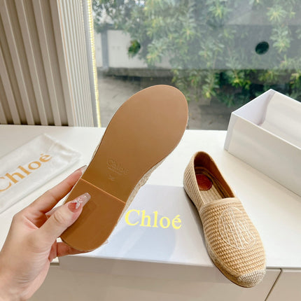 WOVEN LOAFER IN TAN BEIGE RAFFIA