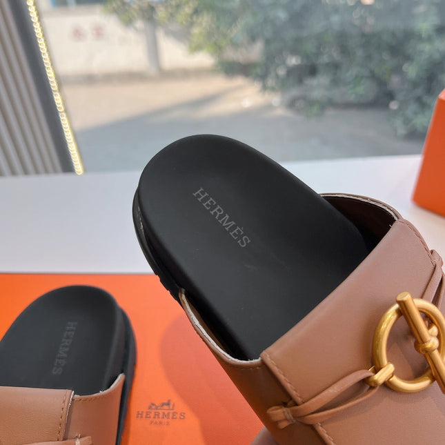 JOYCE SANDAL IN BRONZE BROWN CALFSKIN