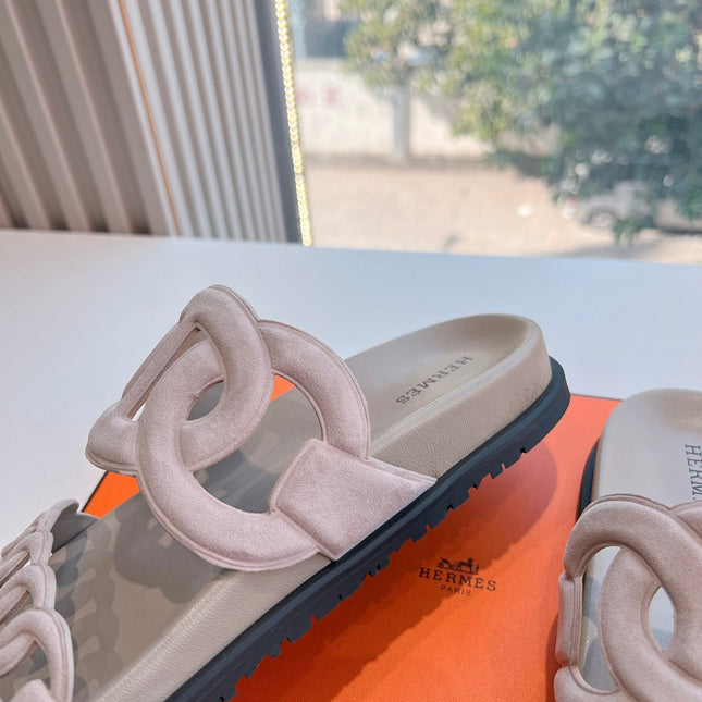 EXTRA SANDAL IN NUDE BEIGE CALFSKIN