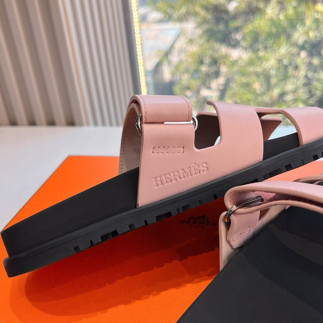 CHYPRE SANDAL IN LIGHT PINK CALFSKIN