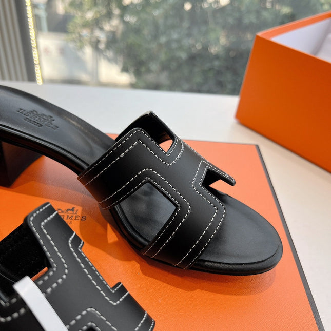 0ASIS SANDAL IN BLACK MIX WHITE CALFSKIN