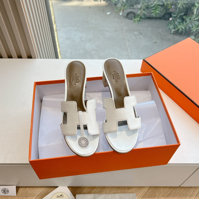 0ASIS SANDAL IN WHITE CALFSKIN