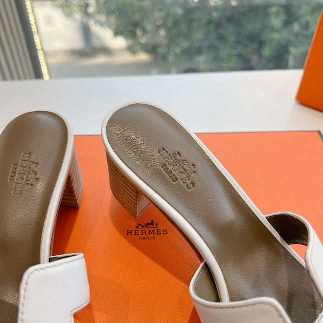 0ASIS SANDAL IN WHITE CALFSKIN