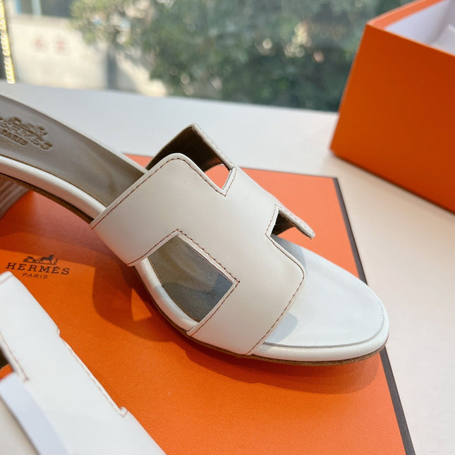 0ASIS SANDAL IN WHITE CALFSKIN