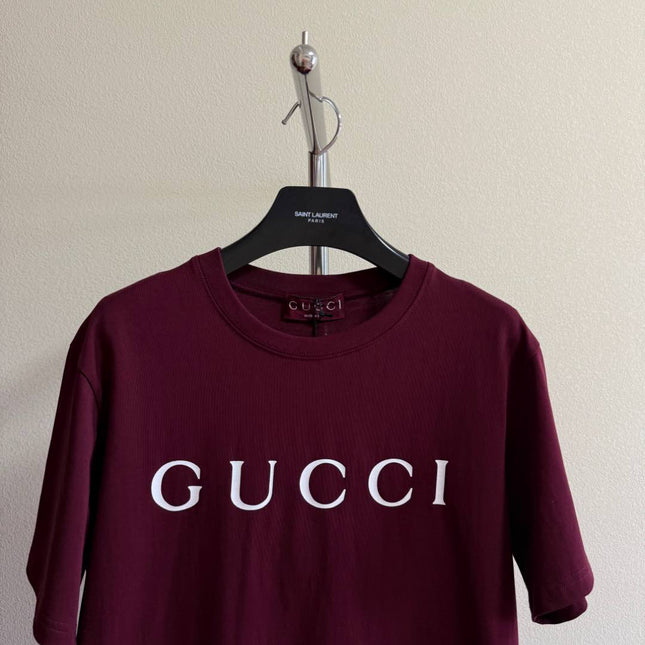 Gucci T-shirt Red Cotton