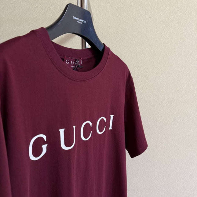 Gucci T-shirt Red Cotton