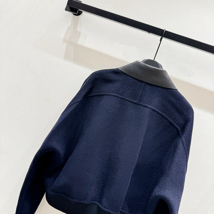 HERMES 25S CASHMERE COAT WITH SHEARLING COLLAR 251