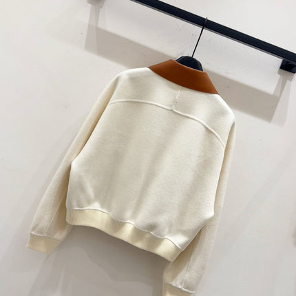 HERMES 25S CASHMERE COAT WITH SHEARLING COLLAR 253