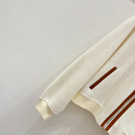 HERMES 25S CASHMERE COAT WITH SHEARLING COLLAR 253