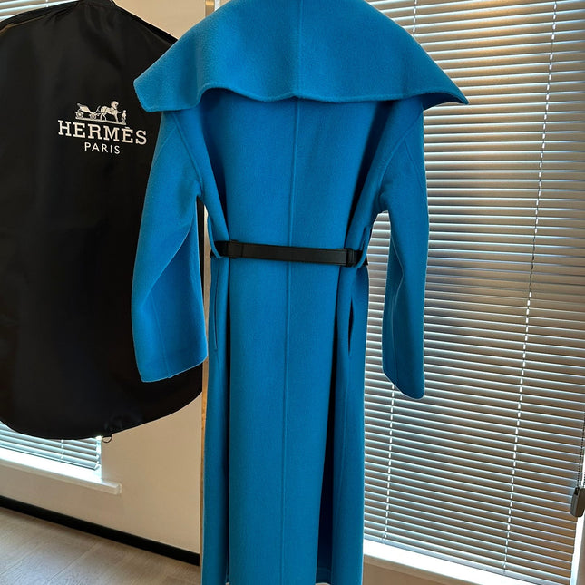 HERMES 25S PREMIUM LORO PIANA COAT 279