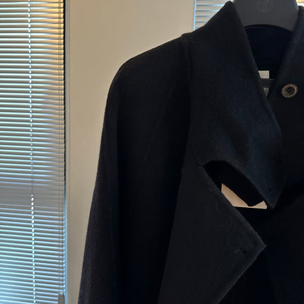 HERMES 25S PREMIUM LONG COAT WITH STAND COLLAR 315