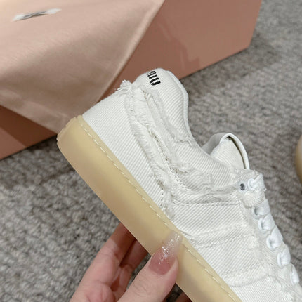 Dexun Sneaker White Canvas